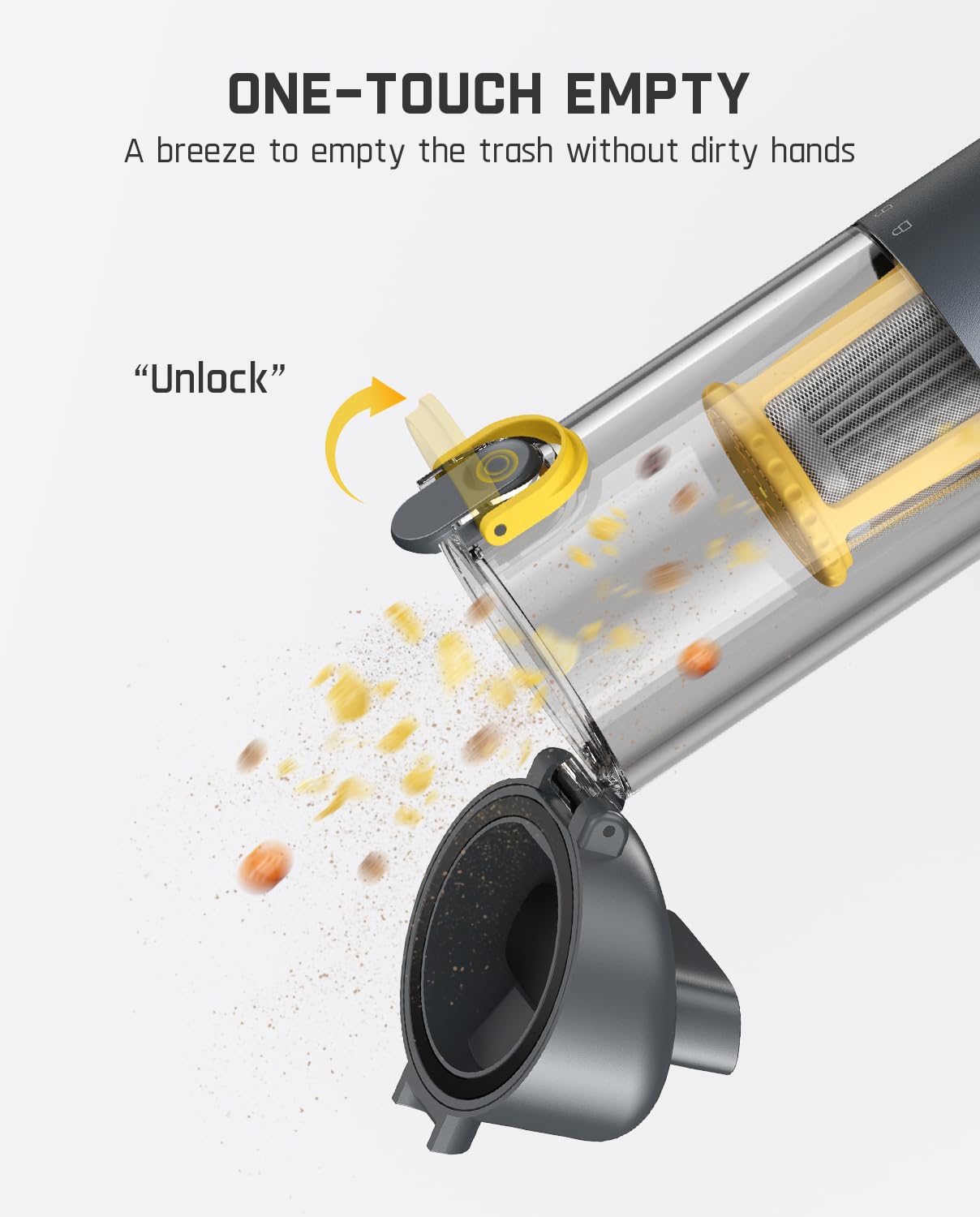 Fanttik Slim V9 Mix Car Vacuum, 4 in 1 Handheld Air Duster and Vacuum, 12000PA High Power Vacuum with Smart LCD Display, RobustClean™ Portable Mini Keyboard Vacuum for Car Interior, Home