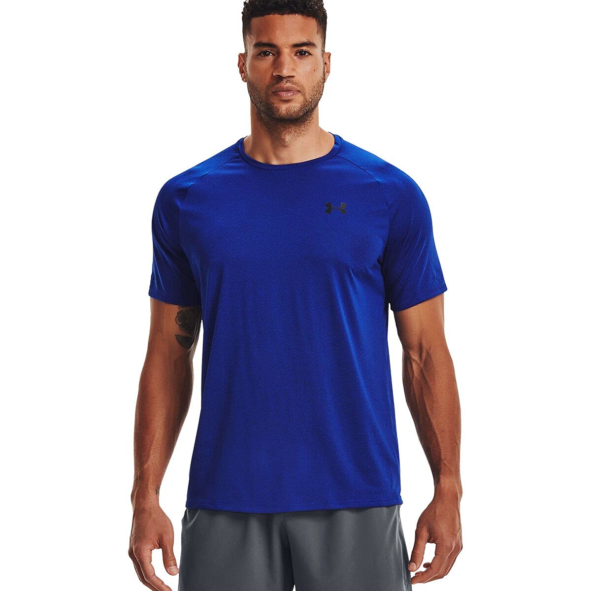 Under Armour Men's Tech 2.0 Novelty Short-Sleeve T-Shirt , Royal (400)/Black , XX-Large