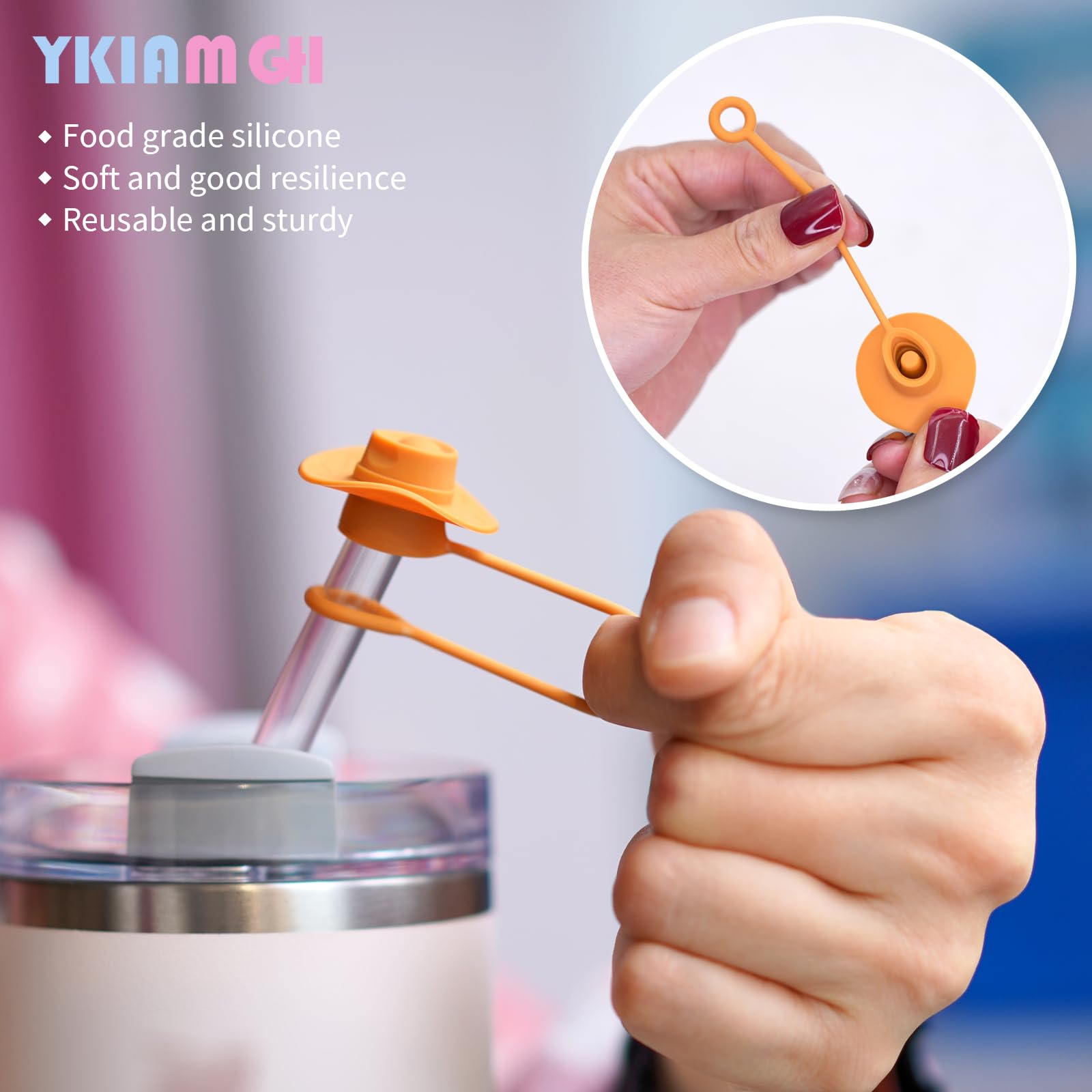 210pcs Water Bottle Stickers and 4pcs Cowboy Straw Covers Cap for Stanley