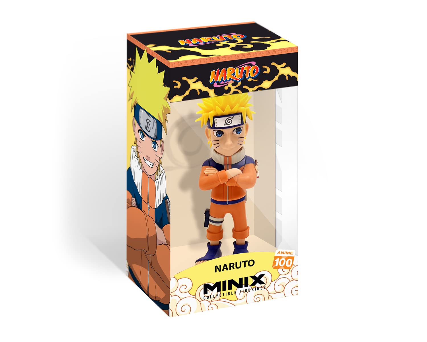 Mego Naruto: Naruto Uzumaki MINIX Vinyl Figure, único, Multicolor