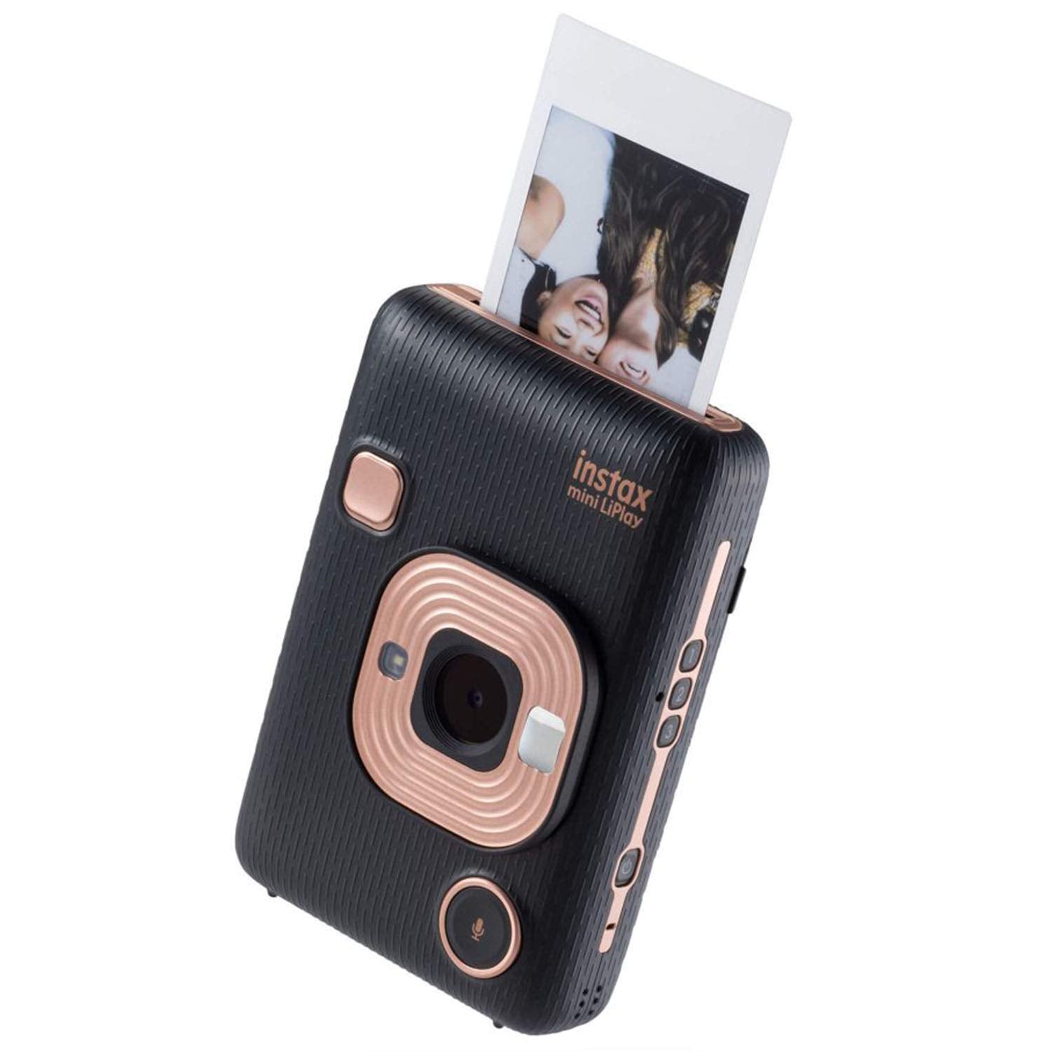 instax Mini LiPlay 2-in-1 Hybrid Instant Photo Camera and Printer with 2.7 inch LCD Screen, Mini Film formT,Elegant Black