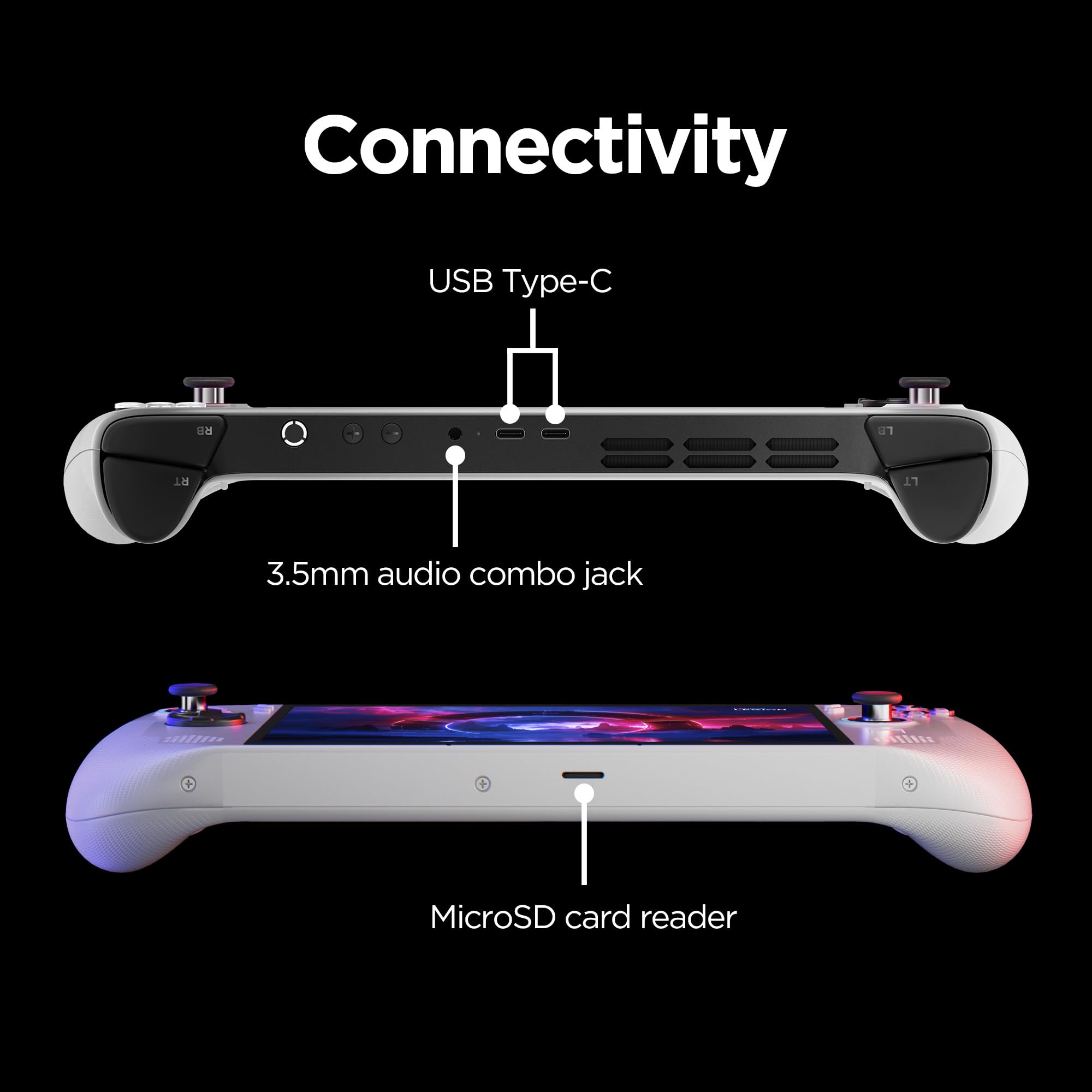 Lenovo Legion Go S - 2025 - Mobile Gaming Console - AMD Radeon graphics - 8" PureSight IPS Display - 120Hz - AMD Ryzen™ Z2 Go - 16GB Memory - 512GB Storage - Glacier White - Free PC Game Pass