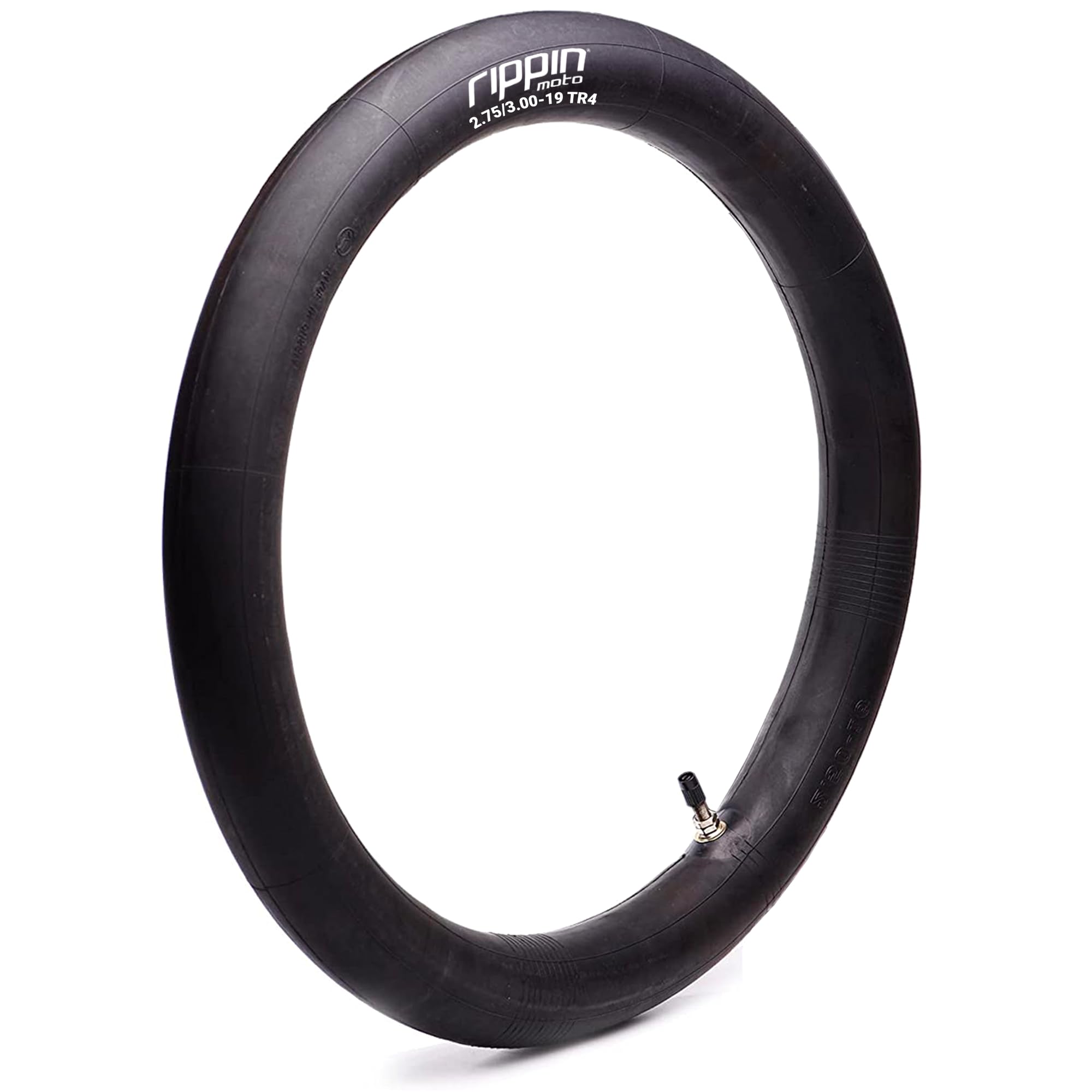 Rippin Moto 70/100-19 (2.75/3.00-19) Performance Duty 2mm Thick Natural Rubber Motorcycle Inner Tube – TR4 Valve Stem, Fits 80/100-19 Dirt Bike & E-Moto Tires for Sur Ron, Talaria & Segway
