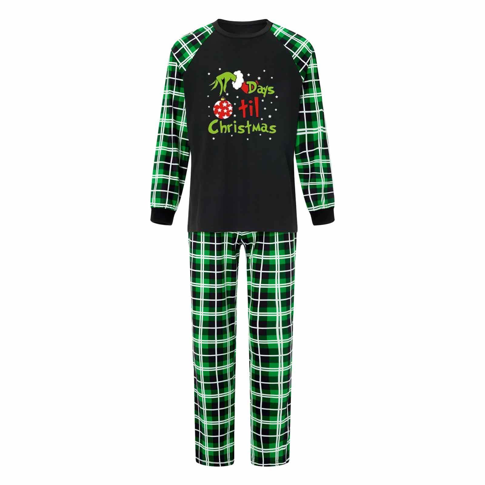 VS&LLWQ Family Christmas Pjs Matching Sets Christmas Pajamas for Family Christmas Elf Pjs Holiday Xmas Jammies Set(#104-Pet, Small)