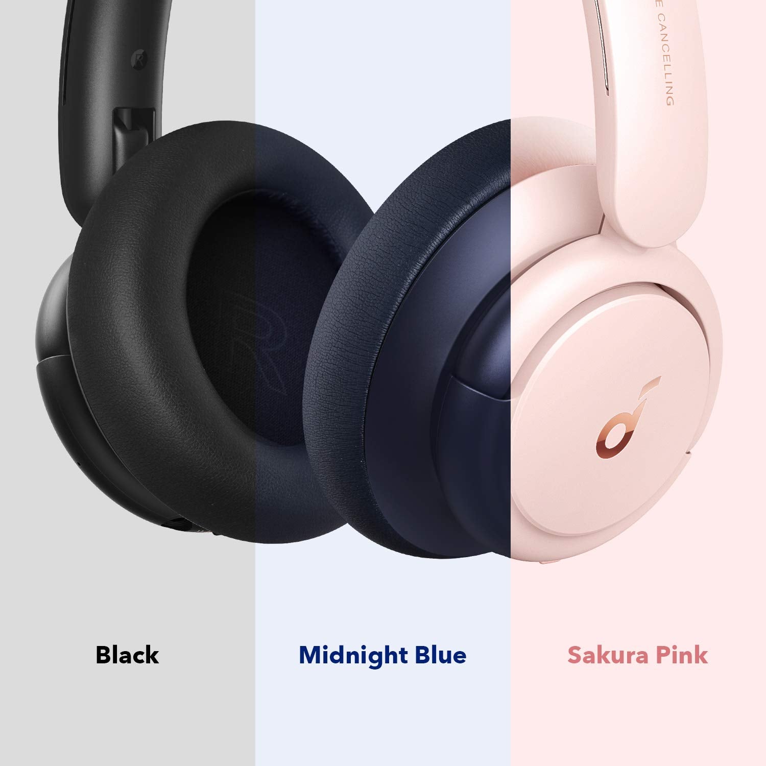 soundcore Life Q30 by Anker, Hybrid Active Noise Cancelling Headphones with Multiple Modes, Hi-Res Sound, Custom EQ via App, 50H Playtime, Comfortable Fit, Bluetooth, Multipoint Connection