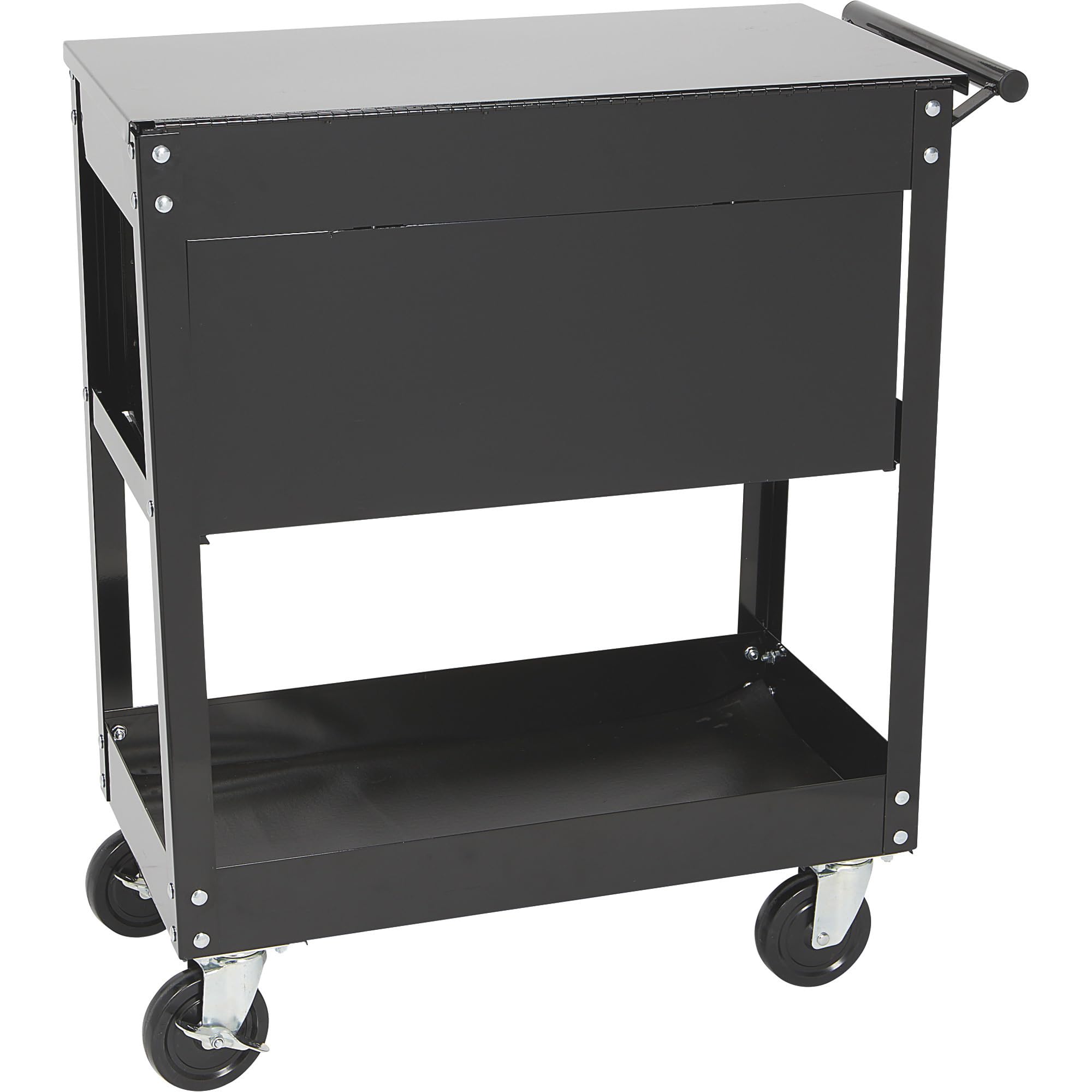 Ironton Mobile Tool Chest, Slide Top Tool Cart Made of Rust-Resistant Powder-Coat Finish, Mobile with Fully Opening Lid, Four Locking Drawers, Rolling Tool Carts Tool Cart with Drawers
