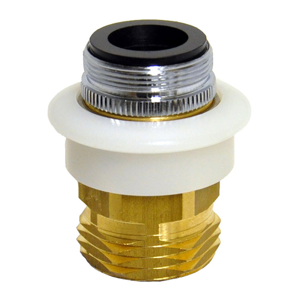 Danco 10521 Dual Thread Dishwasher Snap Coupling Adapter, 15/16-27 X 55/64-27 Male, 1.5 Gpm, No Size, Brass