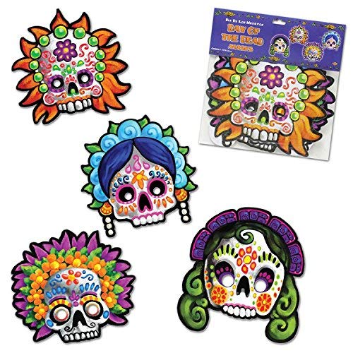 Beistle Day of The Dead Masks