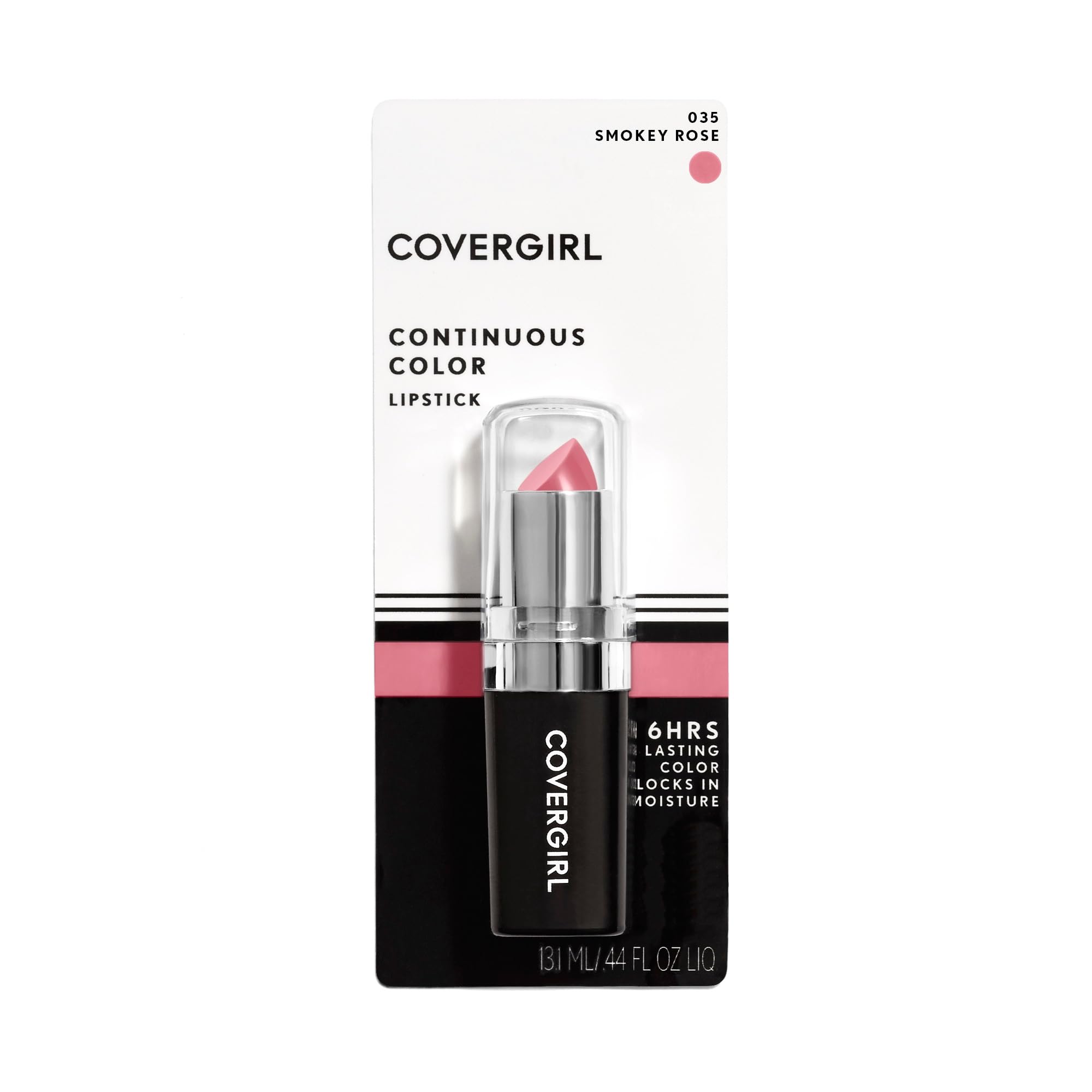 COVERGIRL Continuous Color Lipstick Smokey Rose 035, .13 oz (packaging may vary)