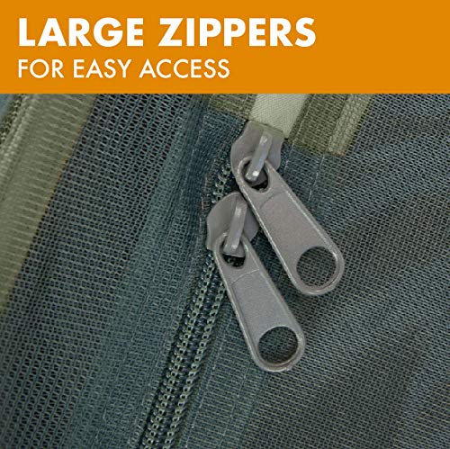 Winterial Single Person Personal Bivy Tent - Lightweight One Person Tent With Rainfly, 2lbs 9oz, Stakes, Poles and Guylines Included, Backpacking and Hiking Bivy Tent, Green