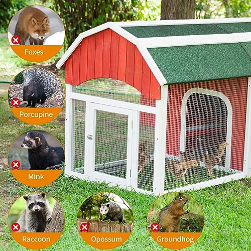 Gartist Hot-Dip Galvanized Welded Hardware Cloth,1/2inch 19Ga 16"x50' Chicken Wire Fencing, Raised Garden Bed Supports Wire Mesh Roll, Galvanized Wire Mesh Fence Prevent Snakes, Raccoons, Foxes