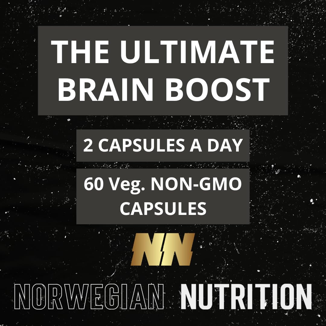 Magnesium L-Threonate, 60 Capsules of 300MG! (not 144MG Like Others) - Enhance Your Life - Better Sleep Quality and Focus, Memory, Attention and Cognitive Function - Over 99,9% Pure!! Gluten Free.