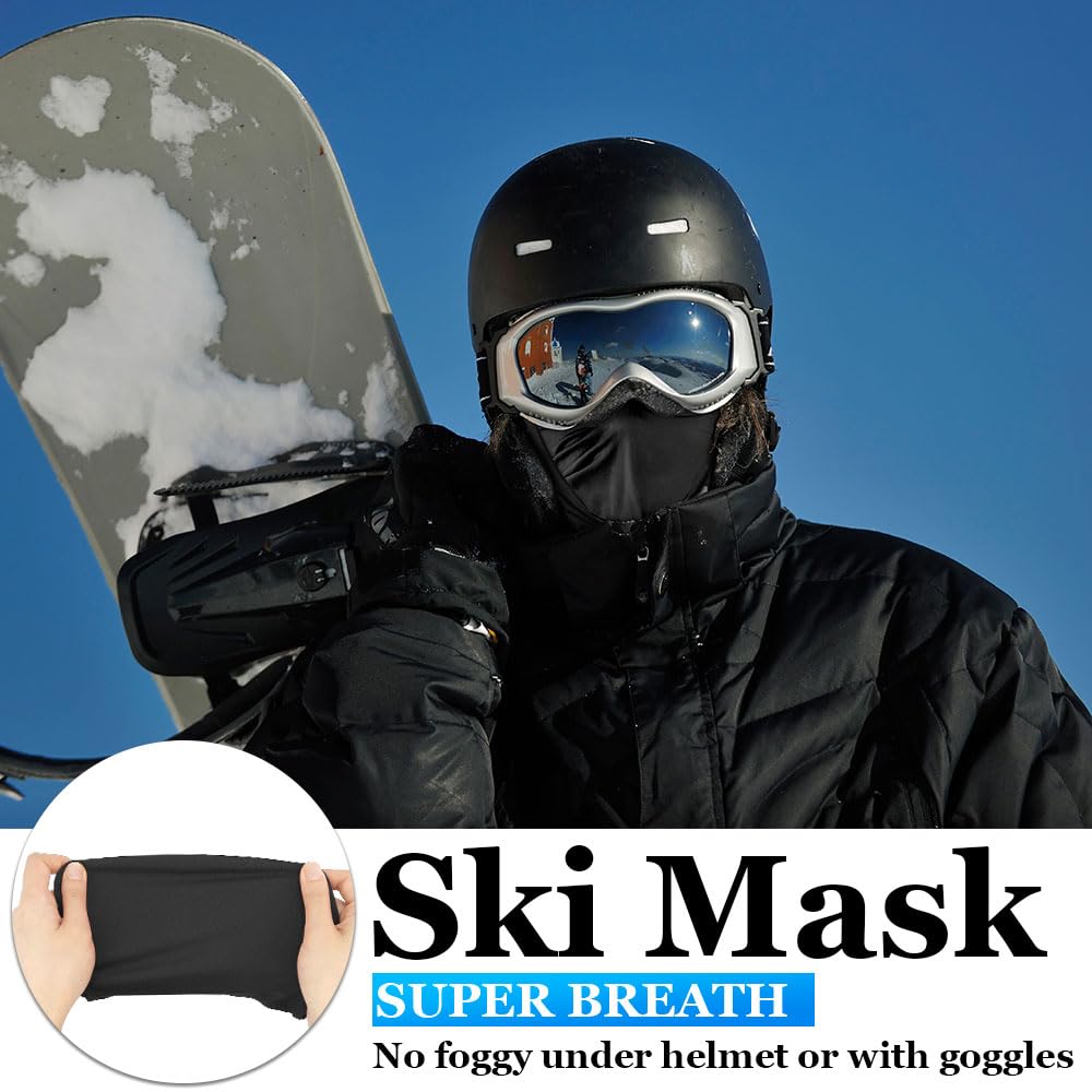 Ski Mask,Balaclava,Ski Mask for Men,Balaclava Face Mask Men,Face Mask for Cold Weather,Shiesty Mask,Black Ski Mask,Motorcycle Face Mask,Robber Mask,Full Face Mask,Gaiters for Men,Face Cover