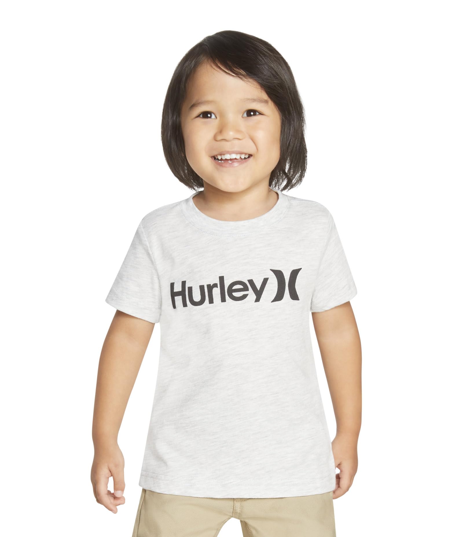 Hurley Boys One and Only Graphic T-Shirt,M, Birch Heather