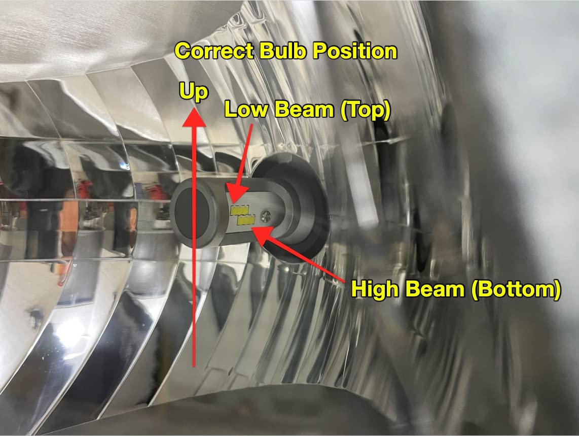 Bevel Engineering Premium LED Upgrade Kit - H13/9008 LED Headlight Kit - Compatible with Polaris - Ranger - RZR General – 2 Pack Low and High Beam Lamp Set – Fan Less 4000LM LED Replacement Bulb Kit