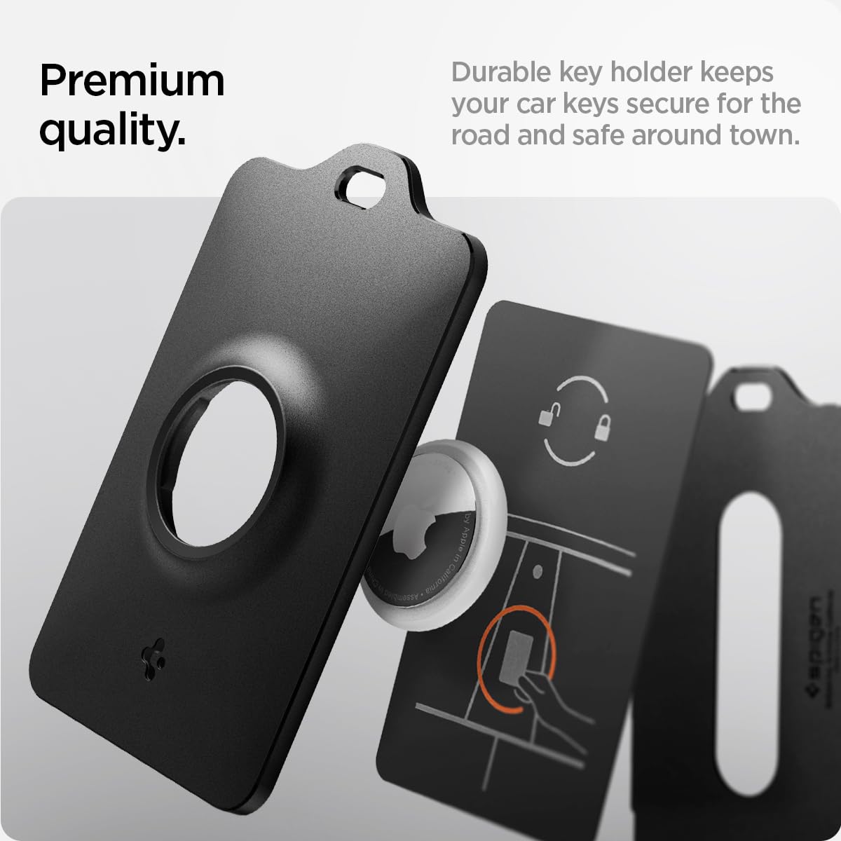 Spigen Air Fit Card Holder Case Designed for Tesla Key Cards and Airtag - 2 Pack