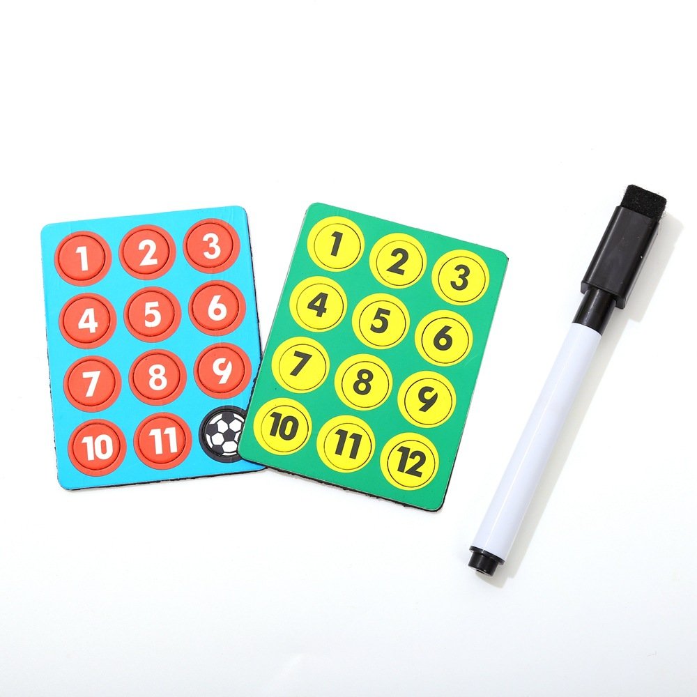 Soccer Coaching Board Soccer Coaches Clipboard Tactical Magnetic Board Kit with Dry Erase, Marker Pen and Zipper Bag (Football Board) (Soccer Coaching Board)