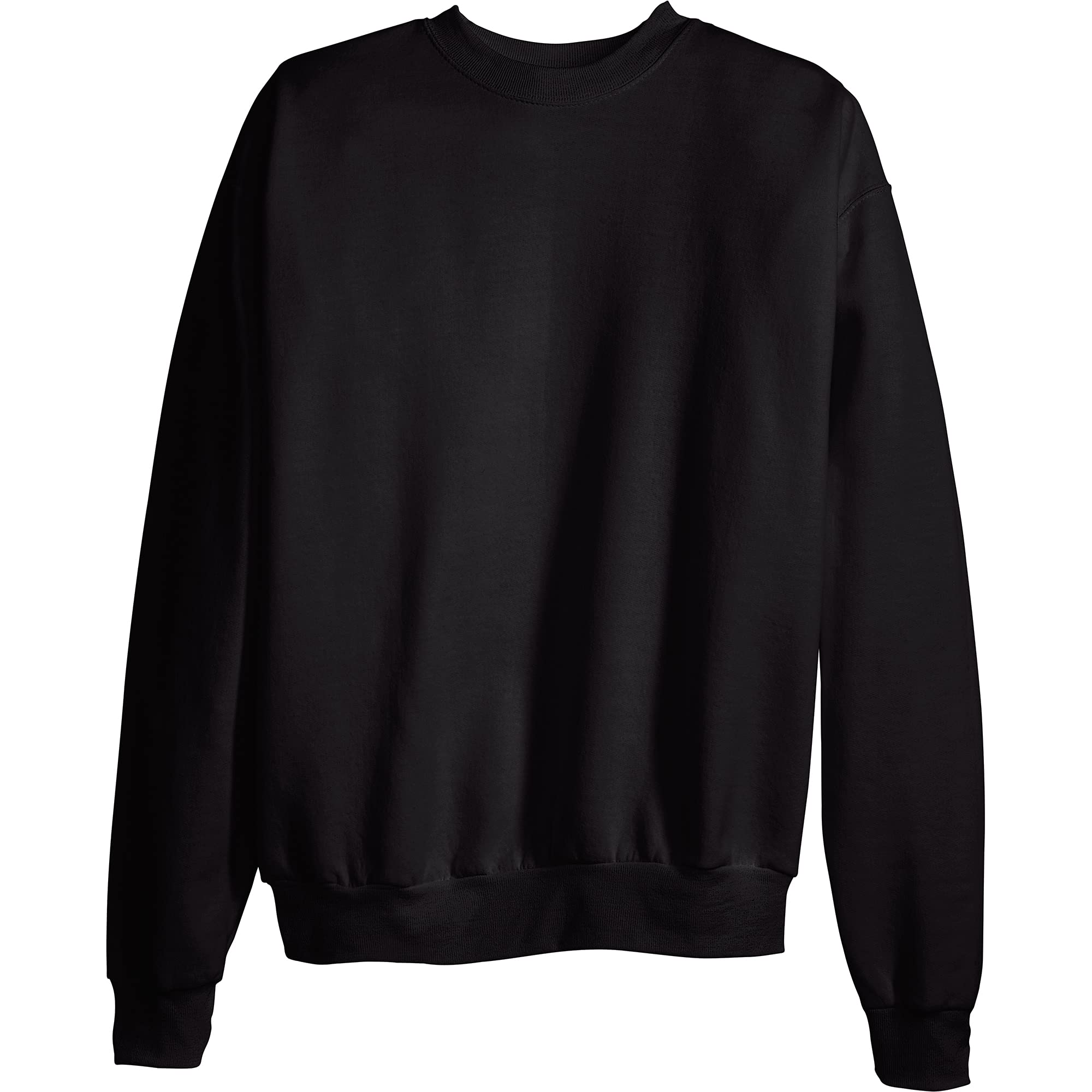 Hanes Men's EcoSmart Sweatshirt, Black, XL