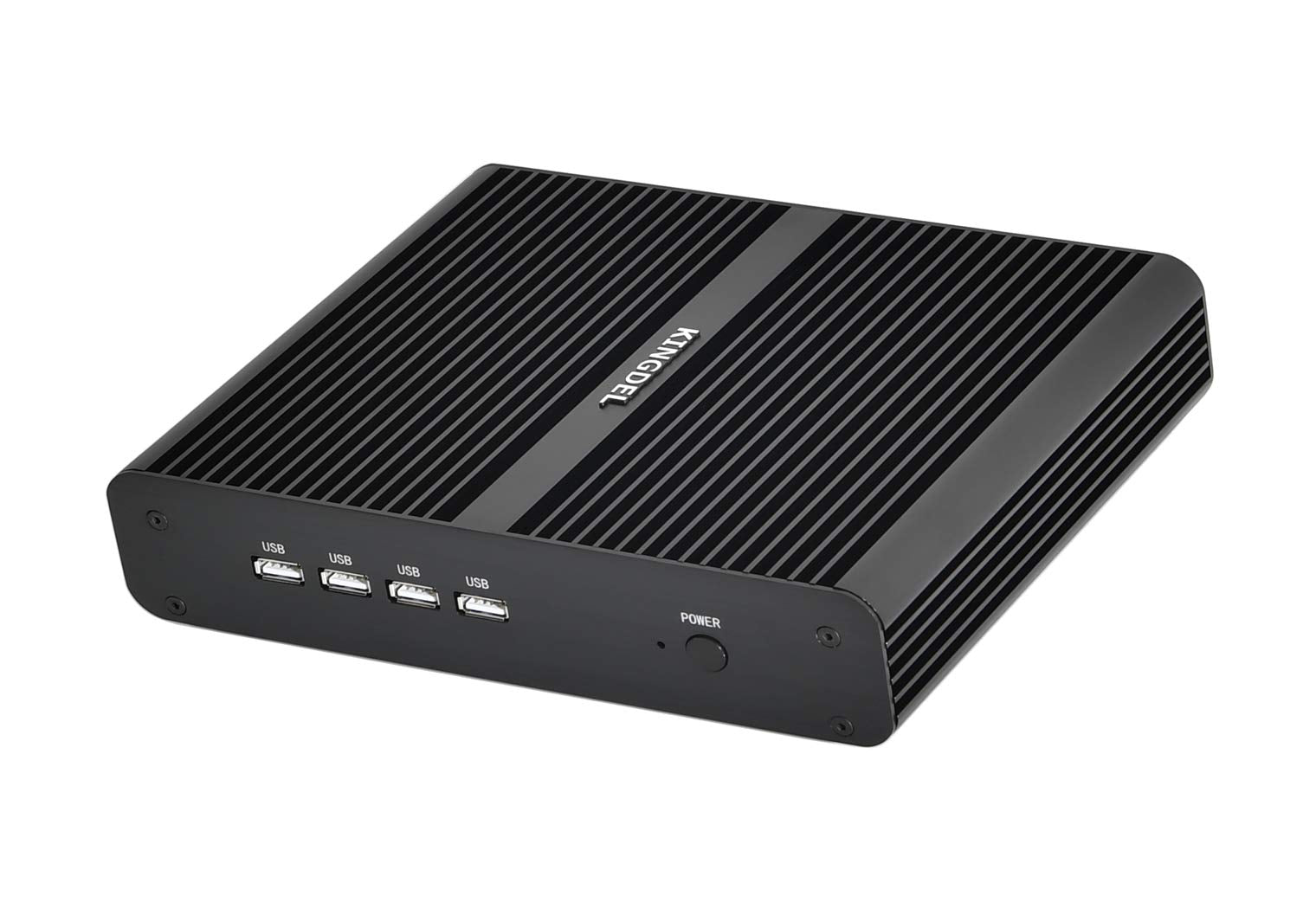 KINGDEL NC860 Fanless Mini PC, Powerful Nettop Computer, Core i7-8550U 8th Gen. CPU, 16GB DDR4 RAM+512GB NVMe SSD, 4K 4096x2304, HD Port, DP, Metal Case, Silent Working