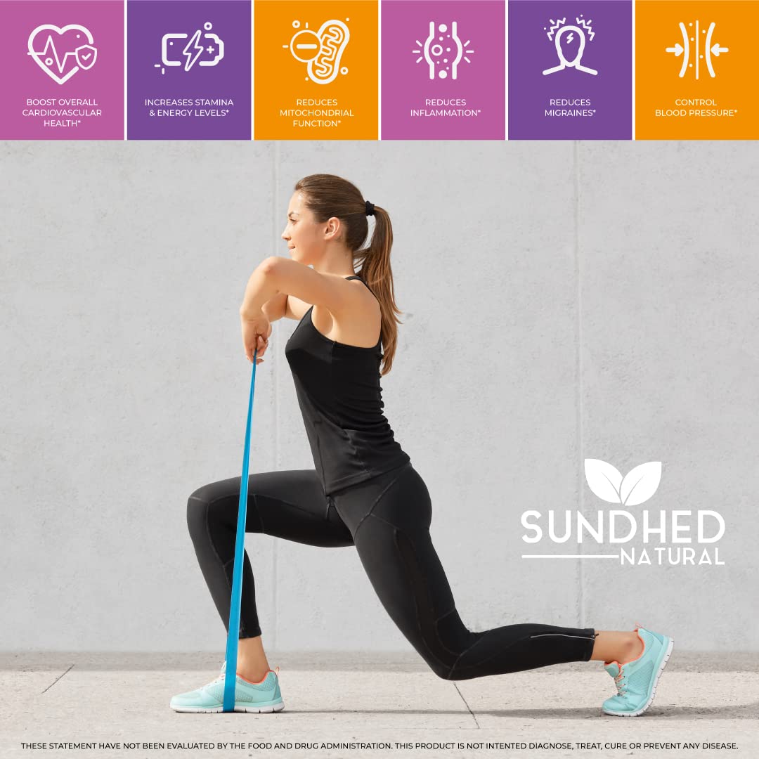 Sundhed Natural CoQ10 Powerful Antioxidant (Capsules Coq10+Resveratrol)