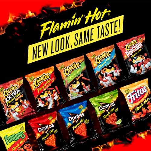 Frito Lay Flamin' Hot Mix, Variety Pack (Pack of 40), Packaging May Vary