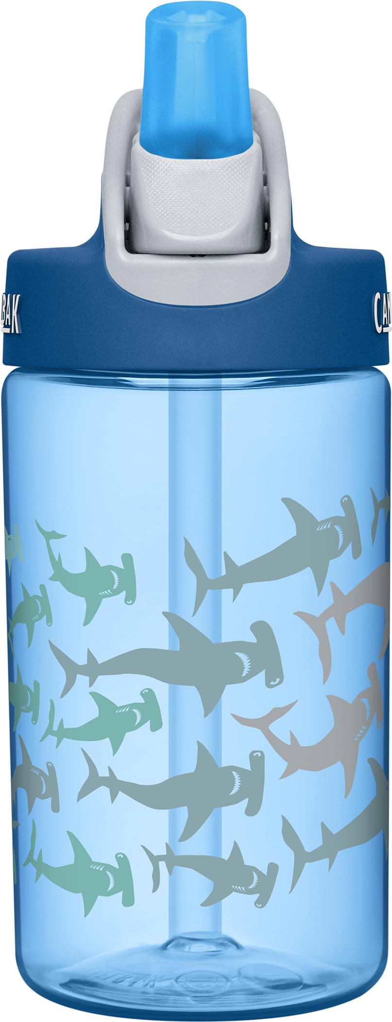 CamelBak Eddy Kids Big Bite Valve Straw Water Bottle Hammerheads, 12oz