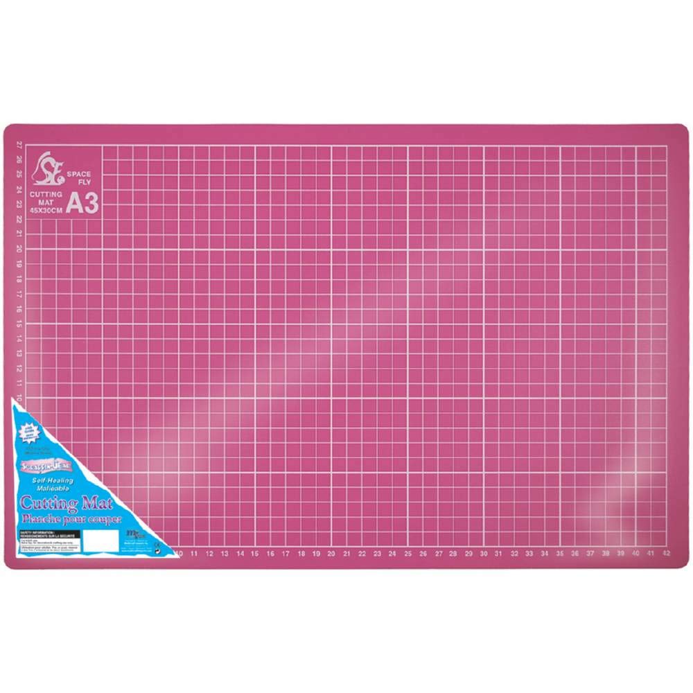 Scrappin' Gear Self-Healing A3 Cutting Mat with Grids, 12-Inch x 17.75-Inch