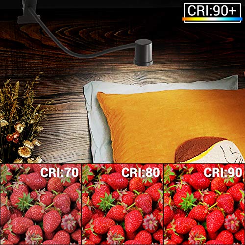 Reading Light, 3 Modes & 10 Brightness Clip on Light, Desk Lamp, Eye Caring Reading Lights for Books in Bed, 360°Gooseneck Clamp Light, Clip on Light for Bed Headboard, Book Light With Memory Function