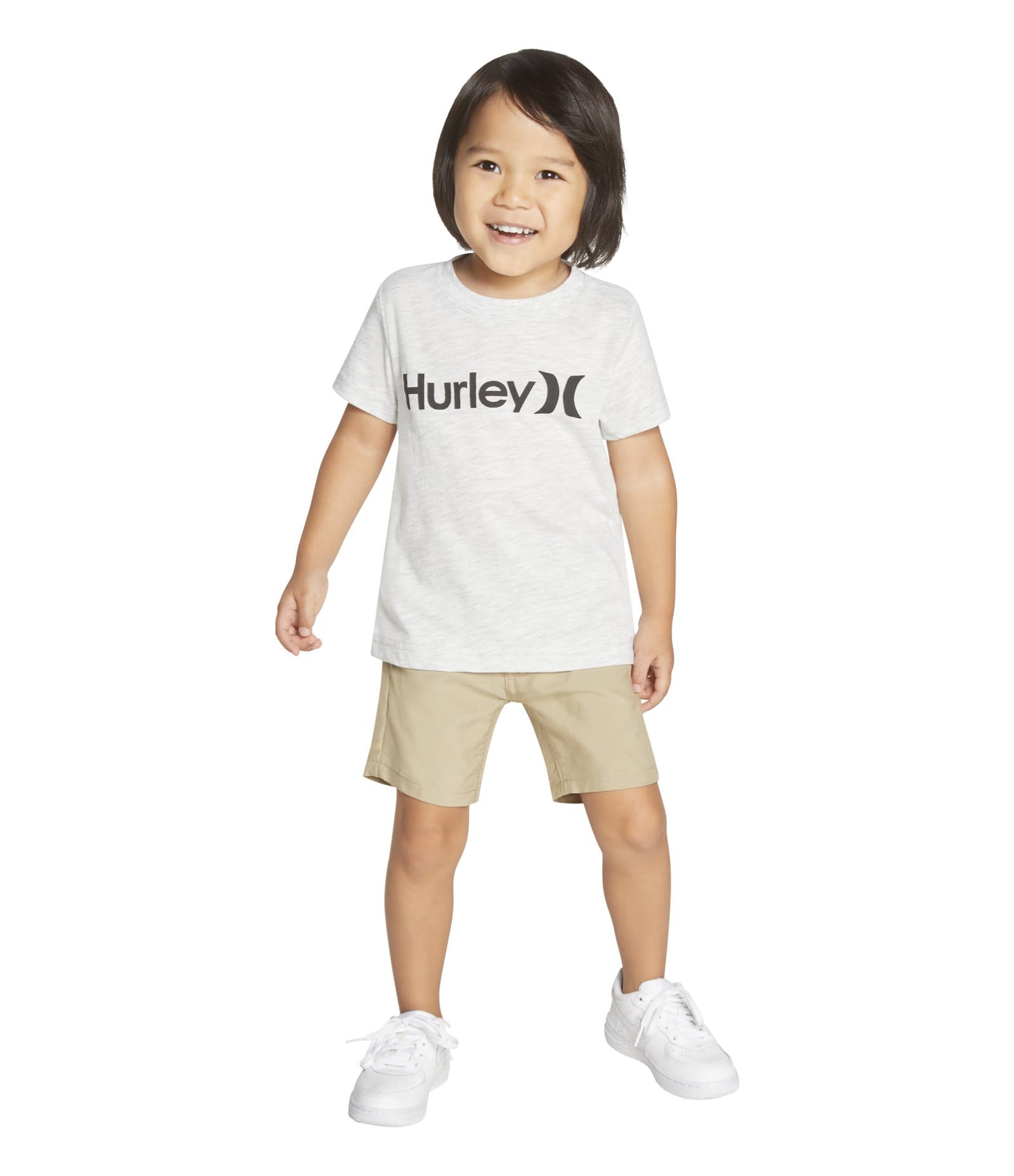 Hurley Boys One and Only Graphic T-Shirt,M, Birch Heather