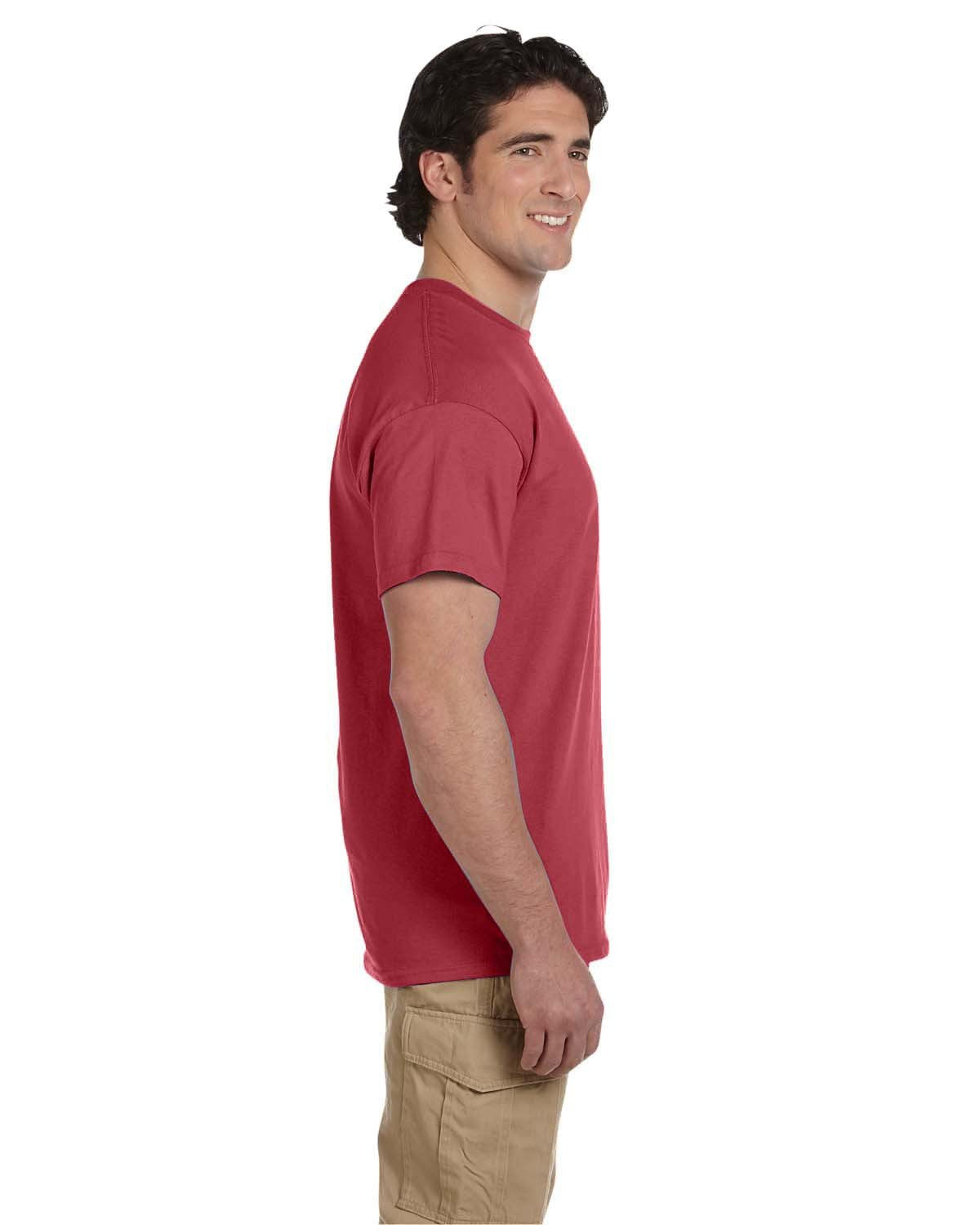 Fruit of the Loom Men's Short Sleeve Crew Tee, XX-Large - Crimson