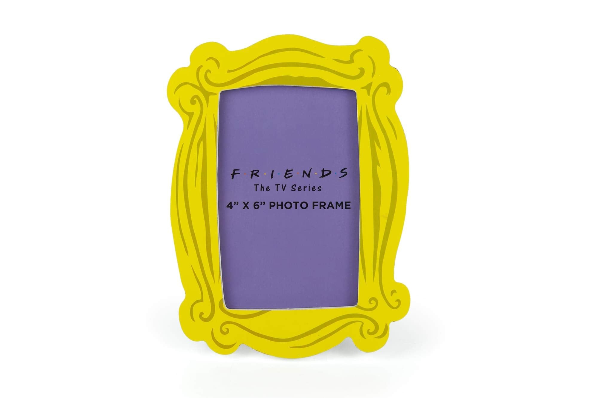 Silver Buffalo Friends Photo Picture Frame, Yellow, 4 x 6 Inches