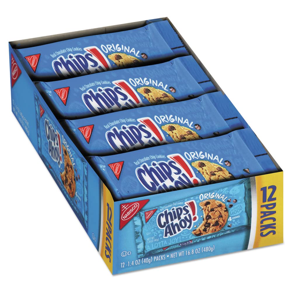 Chips Ahoy! Cookies, 12 pk, 1.4 oz each
