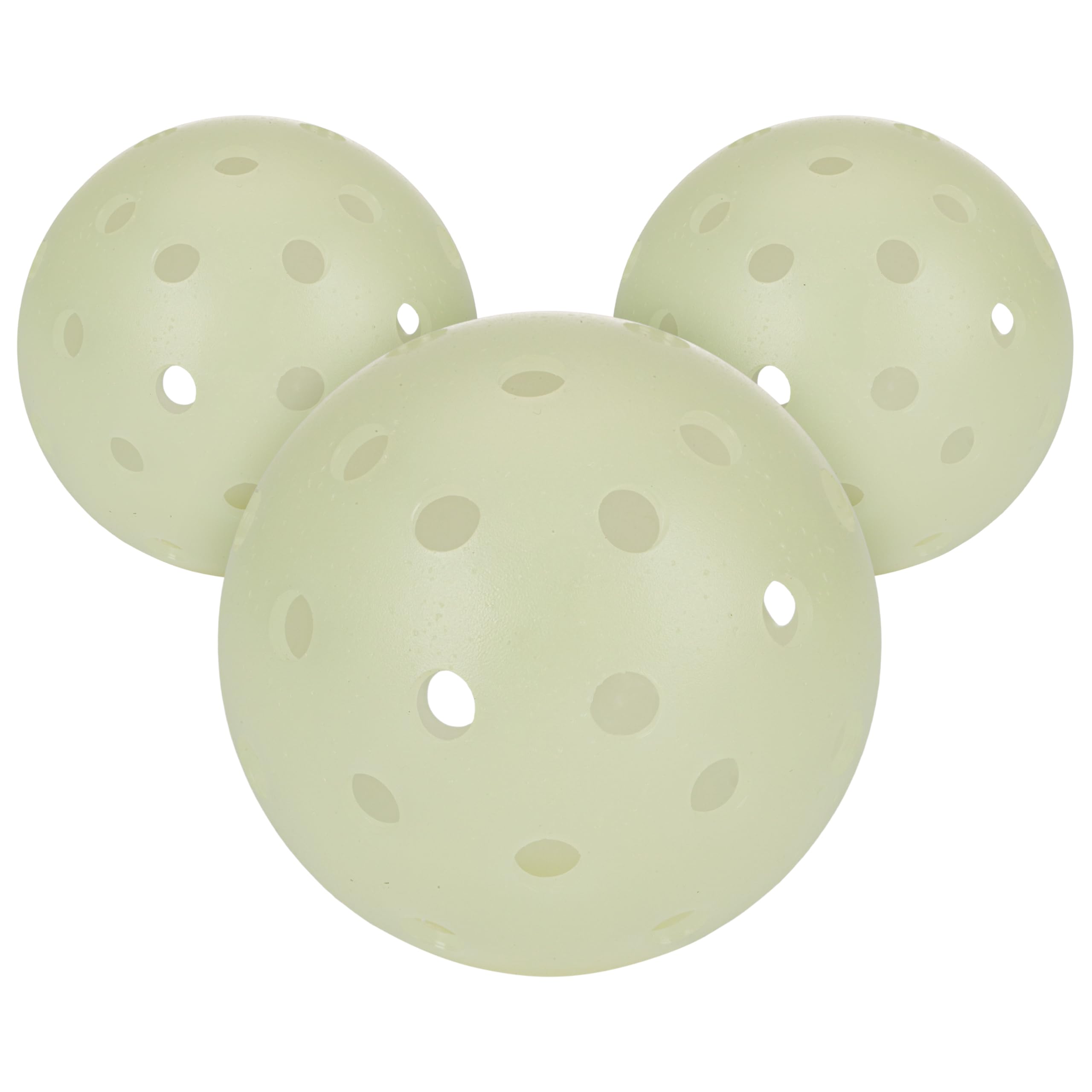 Franklin Sports Glow in The Dark Outdoor Pickleballs - Light Up Pickle