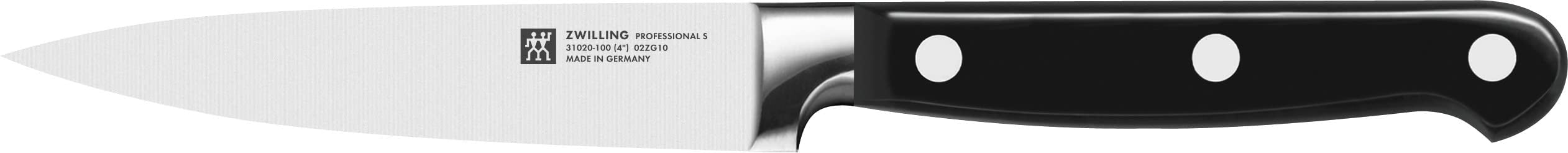 Professional S Zwilling J.A Henckels 3 Piece Knives Set, Black/Stainless Steel (35602-000-0)