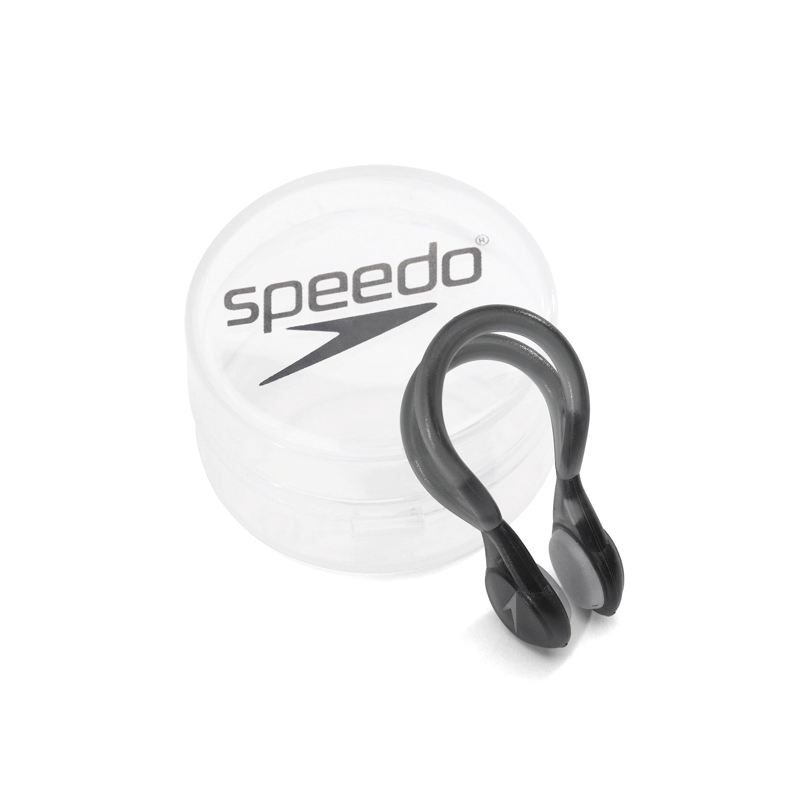 Speedo Unisex Swim Nose Clip Liquid Comfort Charcoal, One Size