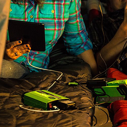 Greenworks 40V 300W Cordless Power Inverter with 4.0Ah 40V battery