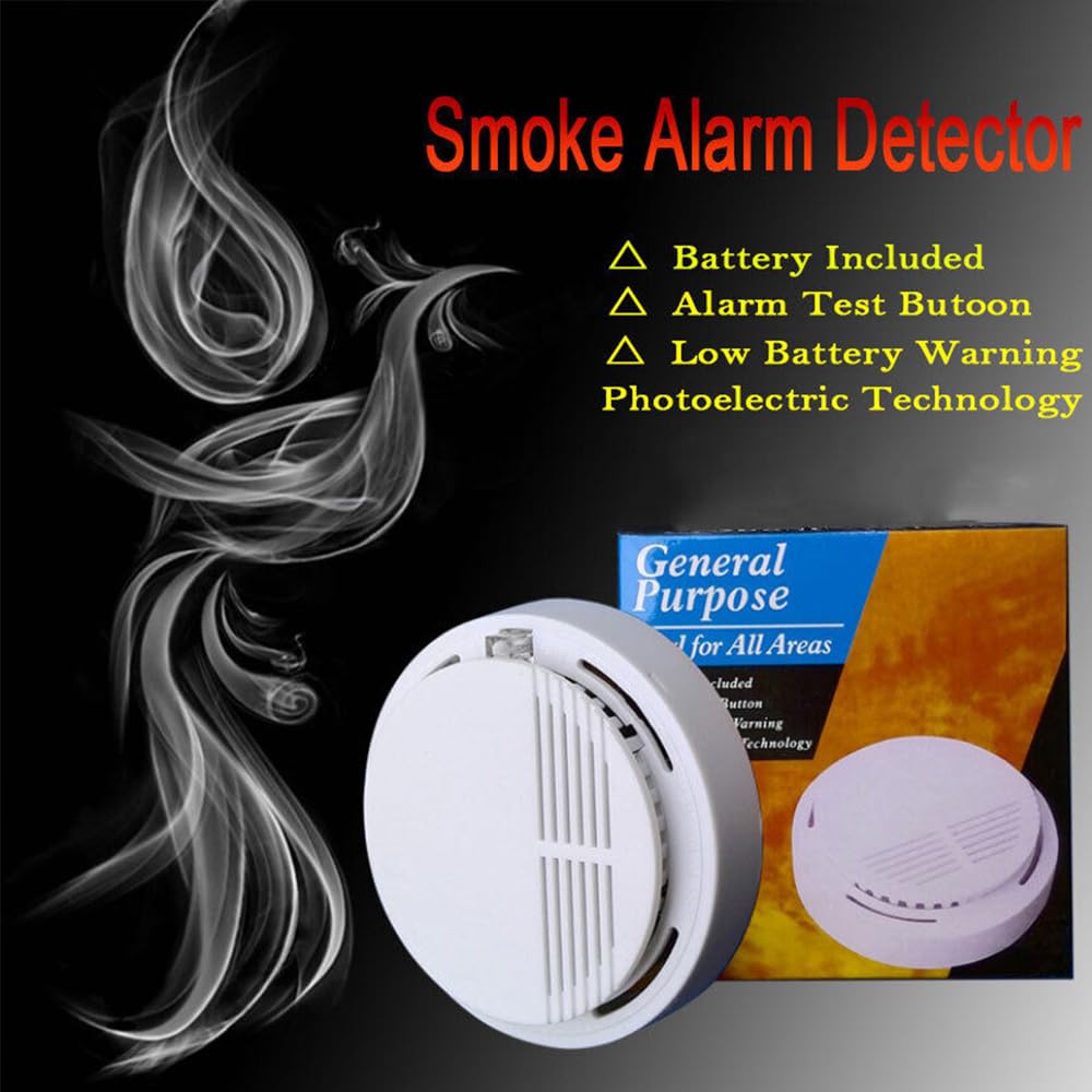 Smoke alarm-detectors are used in household kitchens or offices to detect gas alarms (2-pack)