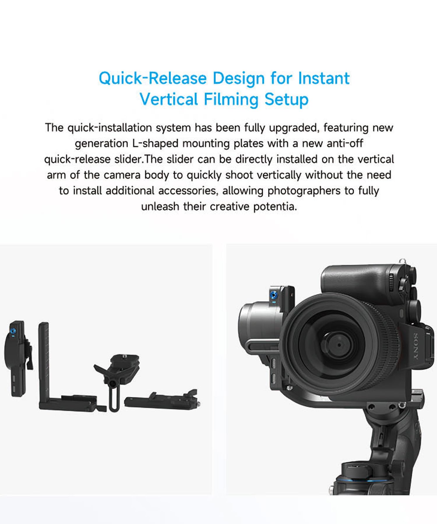 FeiyuTech SCORP 2 KIT Gimbal Stabilizer for DSLR and Mirrorless Camera,Built-in AI Tracking,3-Axis Gimbal for Sony/Canon/Nikon/Fujifilm, Max 5.51lbs,Touch Screen, Native Vertical Shooting with Case