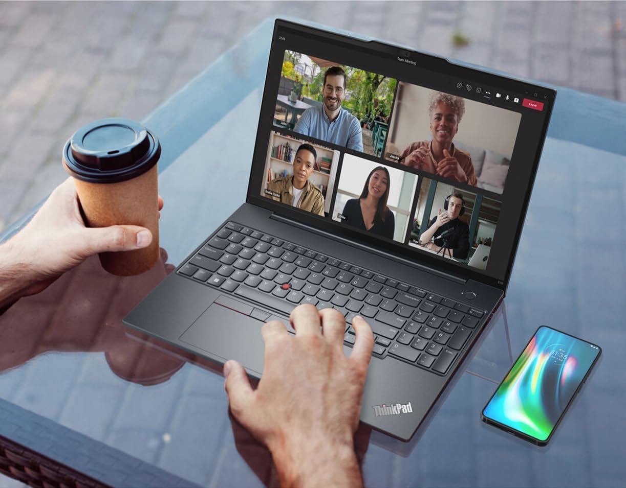 Lenovo ThinkPad E16 Gen 2 Business Laptop (16" FHD+ Anti-Glare, Intel Core Ultra 5 125U (> i7-1355U), 32GB DDR5 RAM, 1TB SSD) Fingerprint, Backlit, Webcam, Ethernet, Win 11 Pro, 2025 AI PC, Black