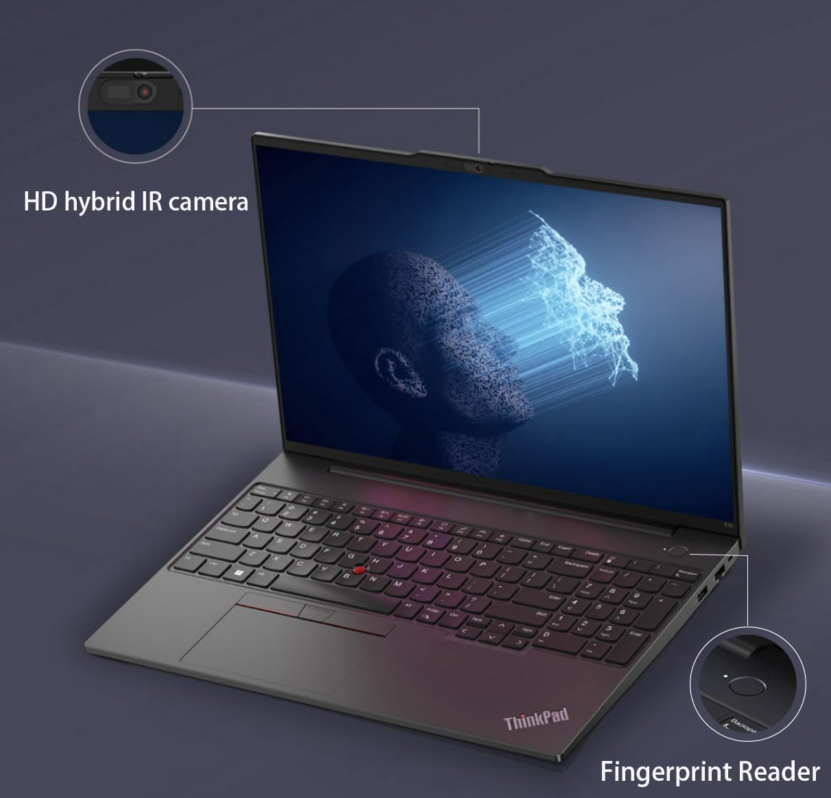 Lenovo ThinkPad E16 Gen 2 Business Laptop (16" FHD+ Anti-Glare, Intel Core Ultra 5 125U (> i7-1355U), 32GB DDR5 RAM, 1TB SSD) Fingerprint, Backlit, Webcam, Ethernet, Win 11 Pro, 2025 AI PC, Black