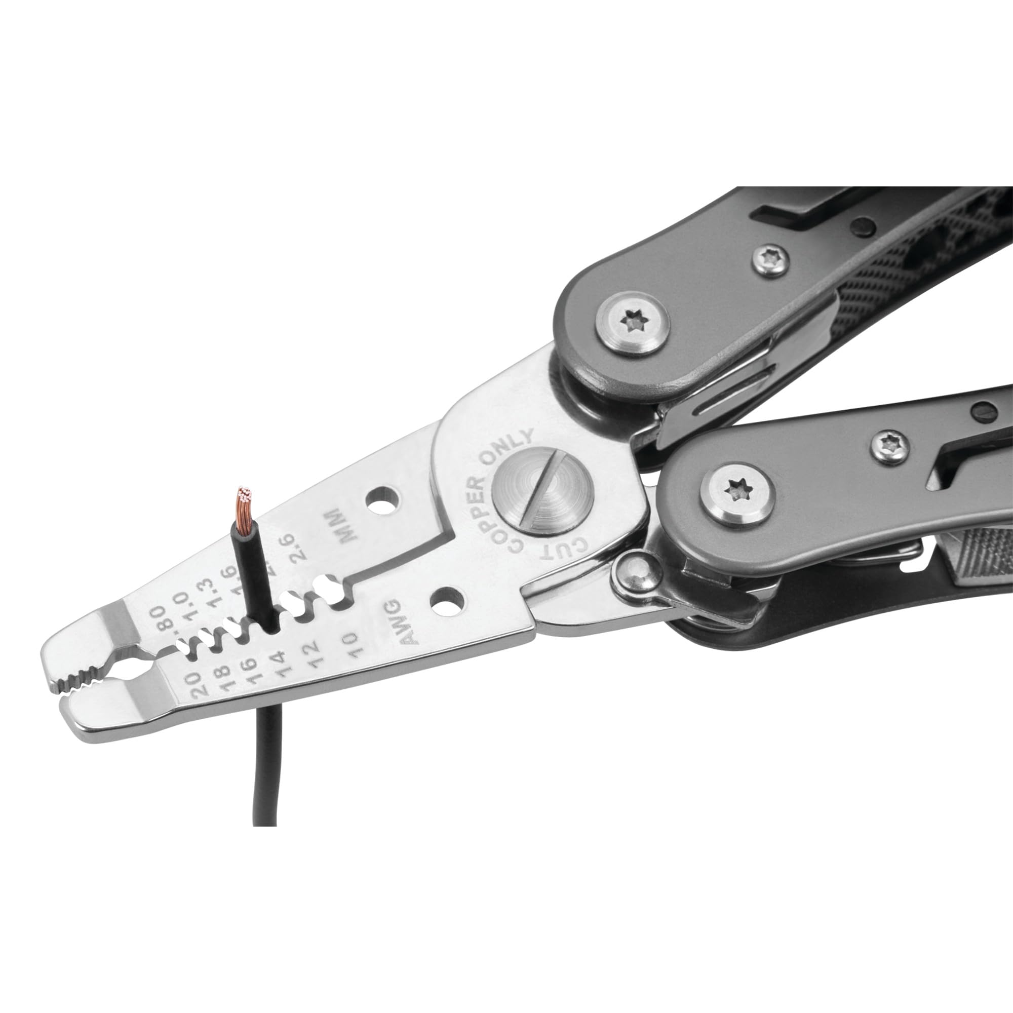 Performance Tool W86506 13-in-1 Electrician Multi-Tool (Wire Strippers, Long Nose Pilers, Wire Cutters and more) Strip & Cut 10 to 18 AWG Solid Wire