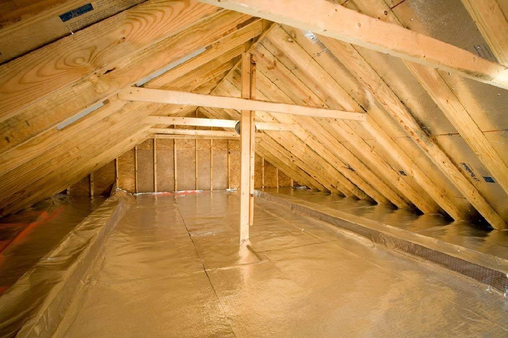 500 sqft (4ft x 125ft) of NASA TECH Commercial Grade Perforated No Tear Green Energy Radiant Barrier Reflective Insulation Attic Foil Roof Attic House Wrap SCIF RIFD