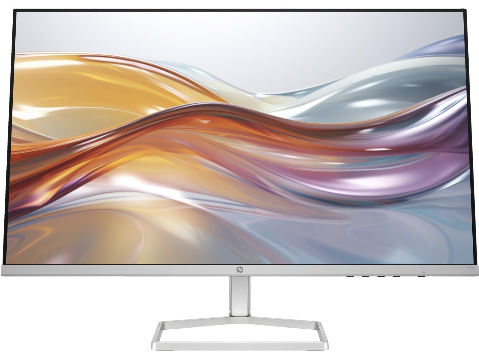 HP 27 inch 1080P Computer Monitor in Silver and Black, 27" Full HD (1920 x 1080) 75Hz Anti-Glare IPS Display with AMD FreeSync, 2 HDMI, 1 VGA, Highly Accurate Color (2025 Model) with Docztorm Dock