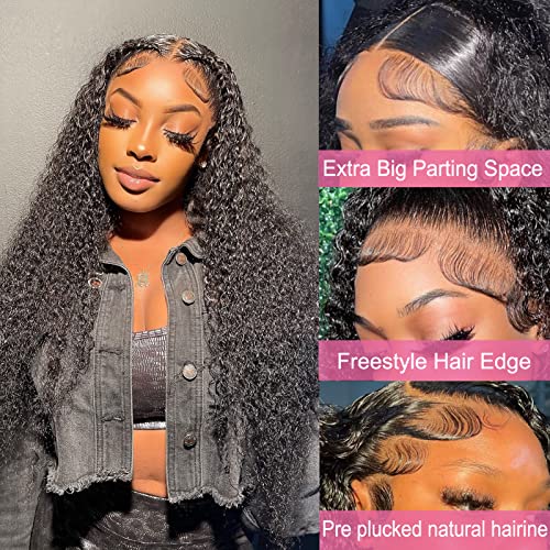 4GIRL4EVER Highlight Ombre Straight 4x4 Lace Front Wig Human Hair 180% Density Full Closure HD Lace Pre Plucked Wigs Human Hair 4/27 Brown Colored Honey Blonde Wigs for Women 10 Inch