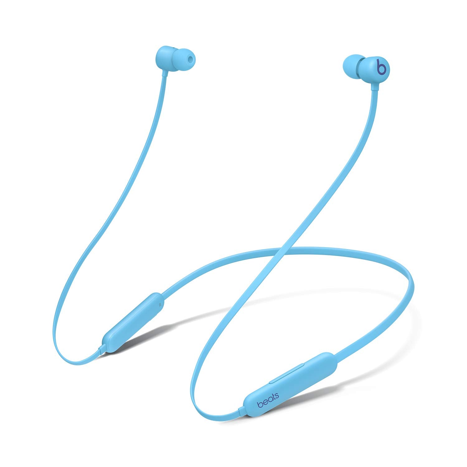 Beats Flex Wireless Earbuds - Apple W1 Headphone Chip, Magnetic Earphones, Class 1 Bluetooth, 12 Hours of Listening Time, Built-in Microphone - Flame Blue