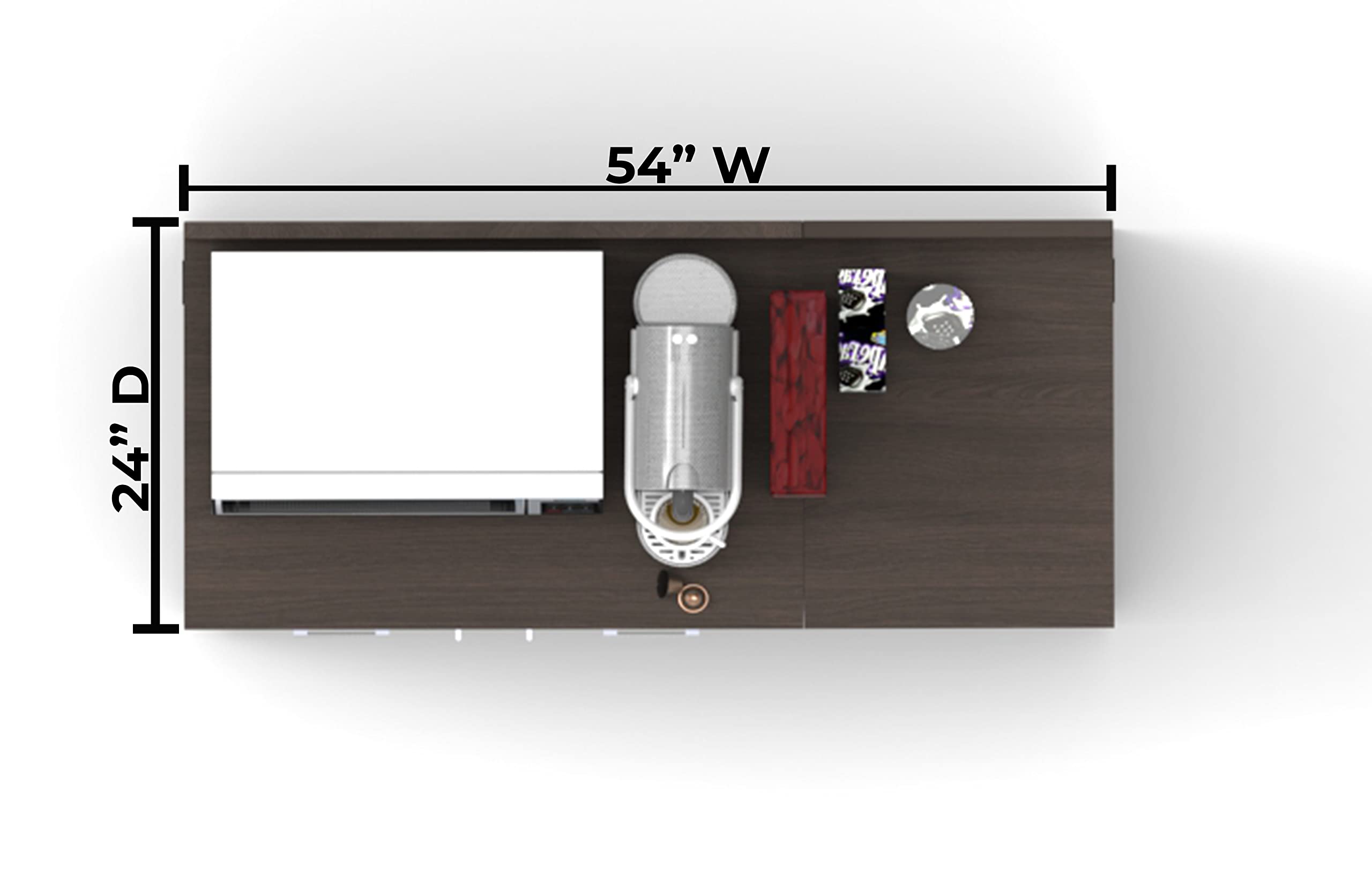 BREAKtime Coffee Break Lunch Room Furniture Buffet Color Espresso - Factory Assembled (NOT RTA) Furniture Items ONLY. Model 4284 2 Piece Group 54 inch Width