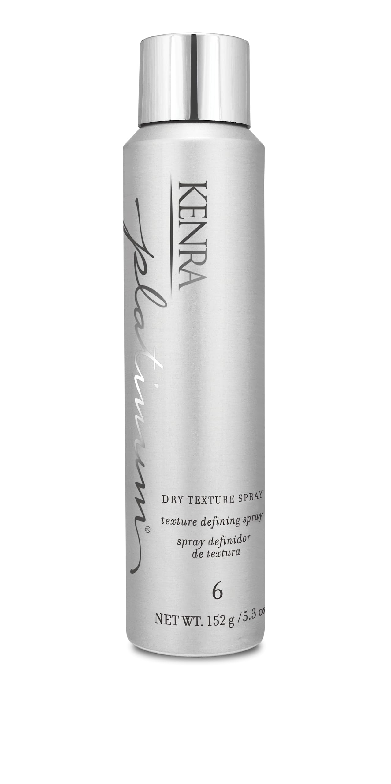 Kenra Platinum Dry Texture Spray 6 | Texture Defining Styler | Increases Texture & Fullness | Absorbs Oils & Impurities | Ultra-Lightweight, Non-Drying Formulation | All Hair Types | 5.3 oz.