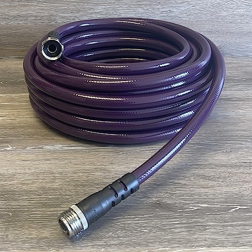Water Right 500 Series Polyurethane Garden Hose, Drinking Water Safe, 50 Foot x 1/2-Inch, Eggplant Hose
