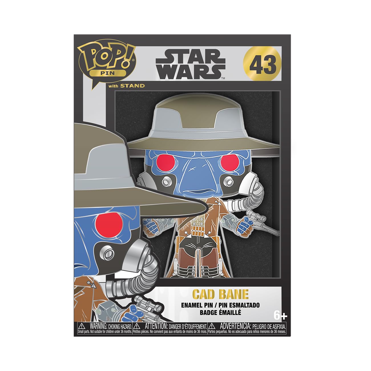 Funko Pop! Pin: Star Wars: The Clone Wars - Cad Bane with Chase (Styles May Vary)