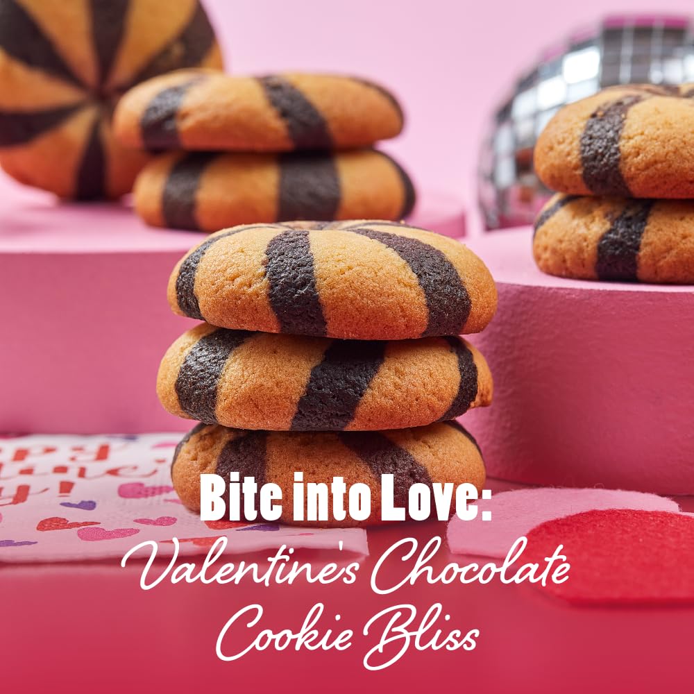 Colombina's Moments Butter Crunch Cookies - Pack Of 1 - Individually Wrapped Valentine's Day Treats! Perfect for Sharing Love in a Tin of Gourmet Butter Cookies!